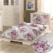 Klasické posteľné obliečky PROVENCE COLLECTION 140X200, 70x90cm Ester růžová