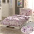 Bavlnené posteľné obliečky PROVENCE COLLECTION 140x200, 70x90cm MARGOT fialová