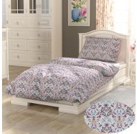 Bavlnené posteľné obliečky PROVENCE COLLECTION 140x200, 70x90cm NARISTA purpurová