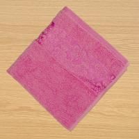 Froté uterák 50x100cm bordúra ružový