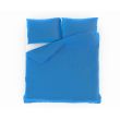 Jednofarebné bavlnené obliečky 140x200, 70x90cm modré