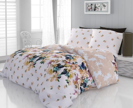 Klasické posteľné bavlnené obliečky 140x200, 70x90cm LAURA