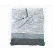 Klasické posteľné bavlnené obliečky DELUX 140x200, 70x90cm MIST sivé
