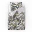 Klasické posteľné bavlnené obliečky DELUX 140x200, 70x90cm PALMA biela