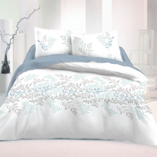 Klasické posteľné bavlnené obliečky DELUX 140x200, 70x90cm VICTORIA biela