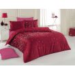 Klasické posteľné bavlnené obliečky DELUX CARLA BORDÓ 140x200, 70x90cm