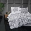 Klasické posteľné flanelové obliečky 140x200, 70x90cm AZKA sivá