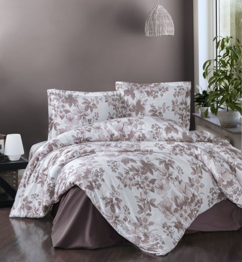 Klasické posteľné flanelové obliečky 140x200, 70x90cm MIAROSA béžová