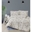 Klasické posteľné flanelové obliečky 140x200, 70x90cm NODE hnedé