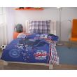 Predĺžené posteľné obliečky pre mladých 140x220, 70x90cm Basket modrý