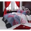 Saténové predľžené posteľné obliečky LUXURY COLLECTION 140x220, 70x90cm PAOLA sivá