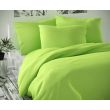 Saténové predĺžené posteľné obliečky LUXURY COLLECTION svetlo zelené 140x220, 70x90cm